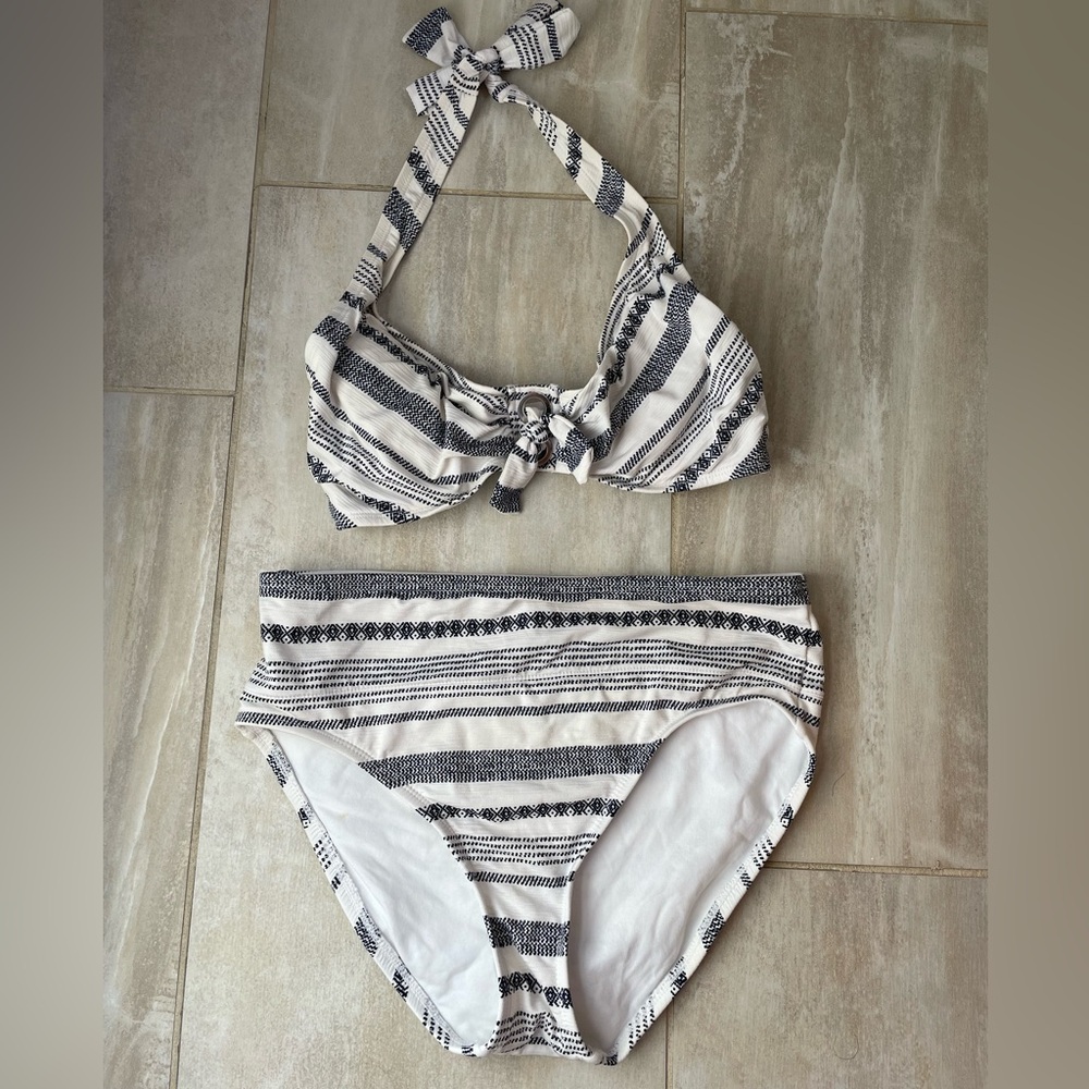 Tommy Bahama White & Black Bikini